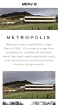 Mobile Screenshot of metropolisdesign.co.za