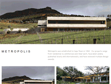 Tablet Screenshot of metropolisdesign.co.za